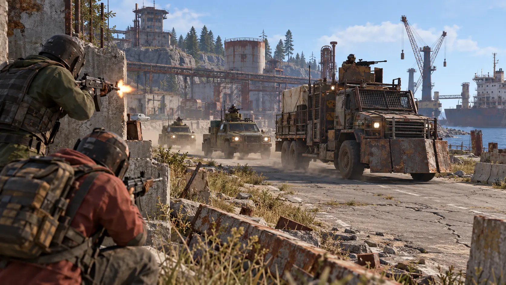 Cobalt convoy in LOST PARADISE