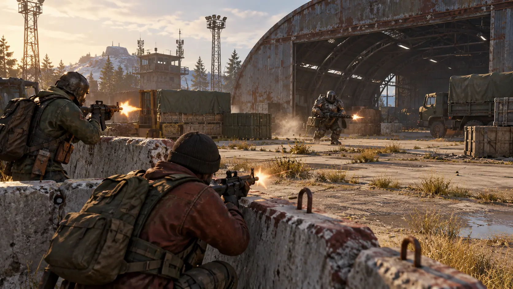 LOST PARADISE Airfield PvE event during live server testing